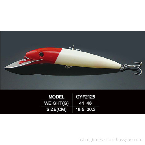 Metal Tongue Plastic Body Fishing Lure (GYF2125)